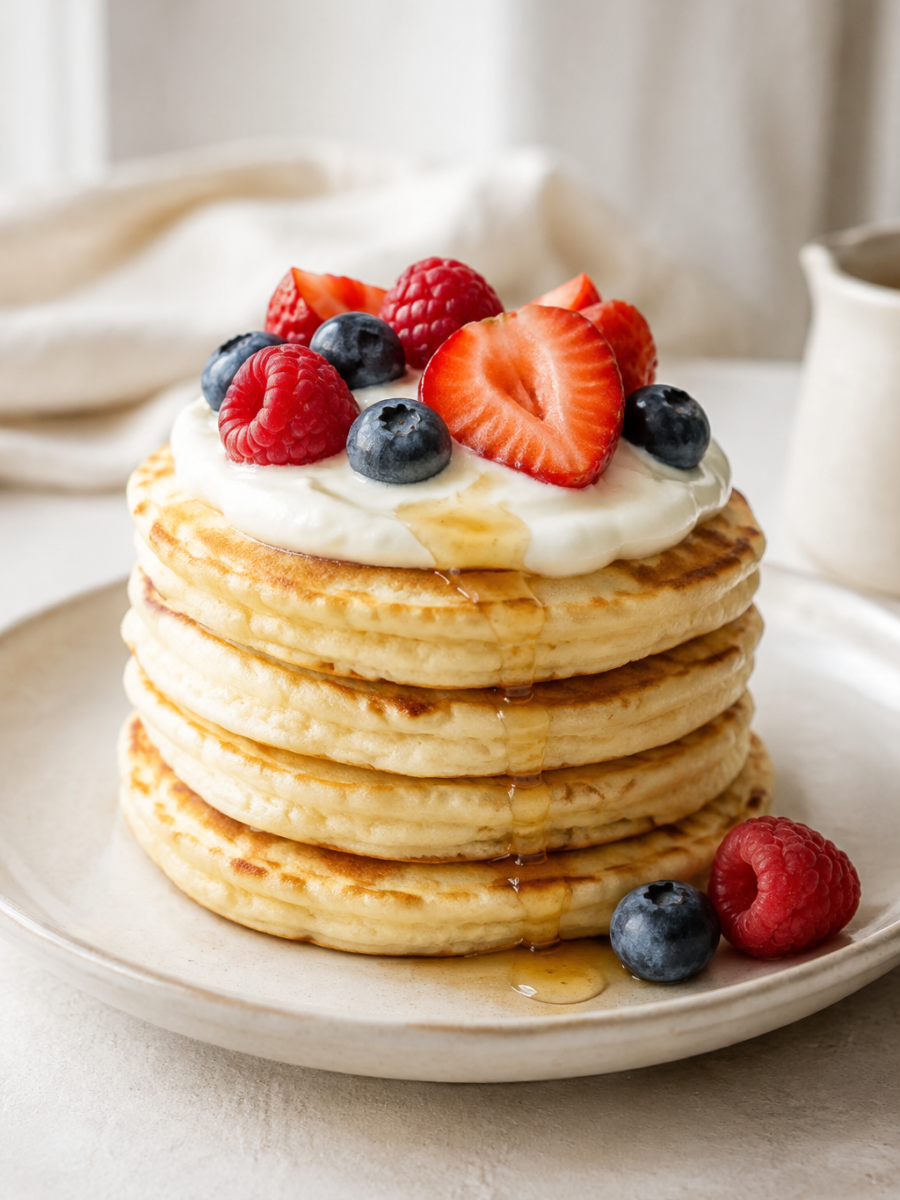 Glutenfreie Protein-Pancakes mit Skyr