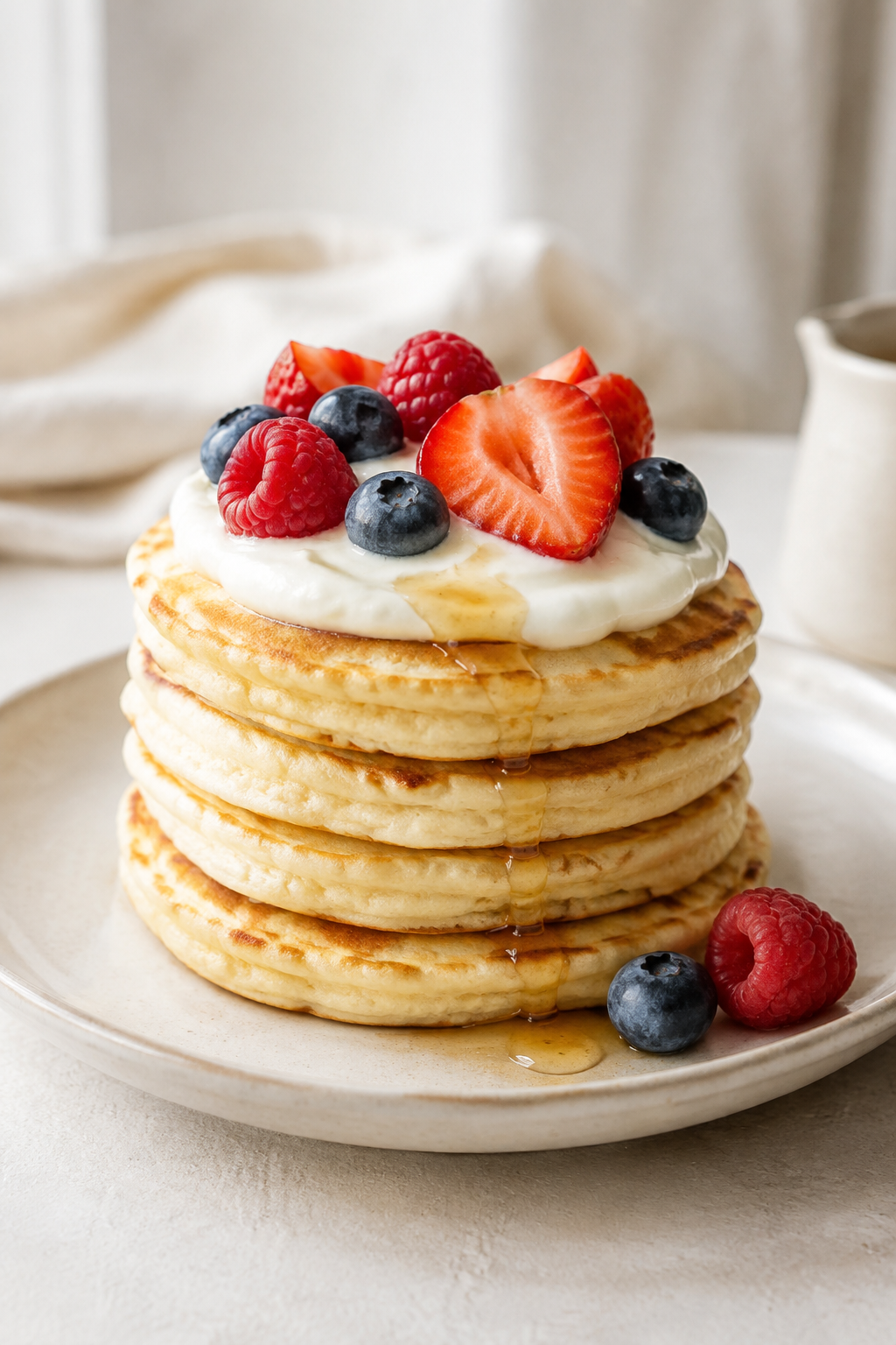 Glutenfreie Protein-Pancakes mit Skyr