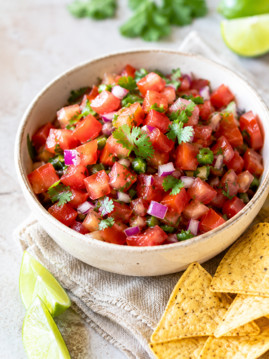 Pico de Gallo mit Limette