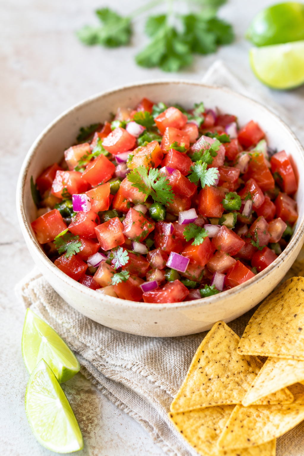 Pico de Gallo mit Limette
