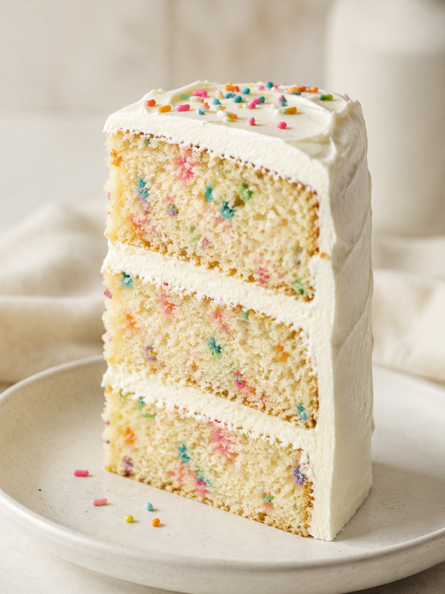 Glutenfreier Konfetti-Geburtstagskuchen
