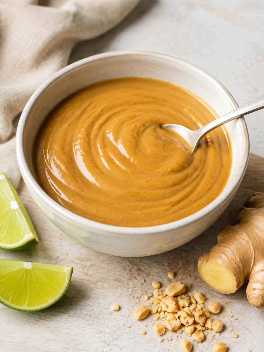 Cremige Thai-Erdnusssauce
