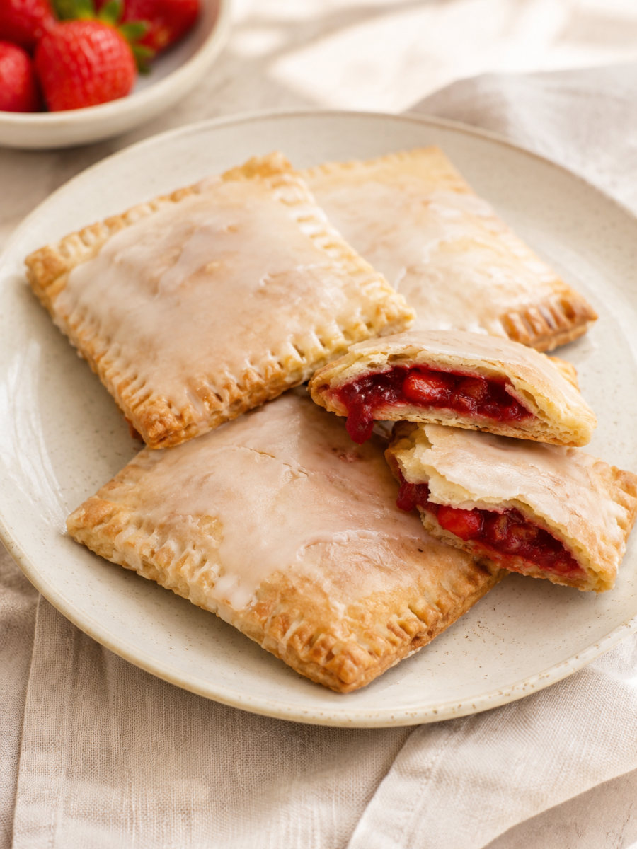 Glutenfreie Erdbeer-Poptarts