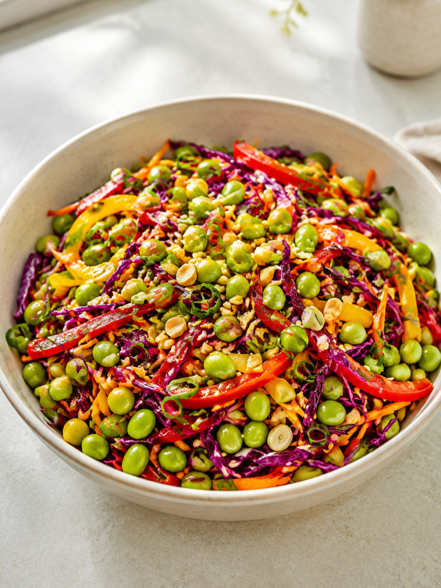 Edamame-Erdnuss-Crunch-Salat