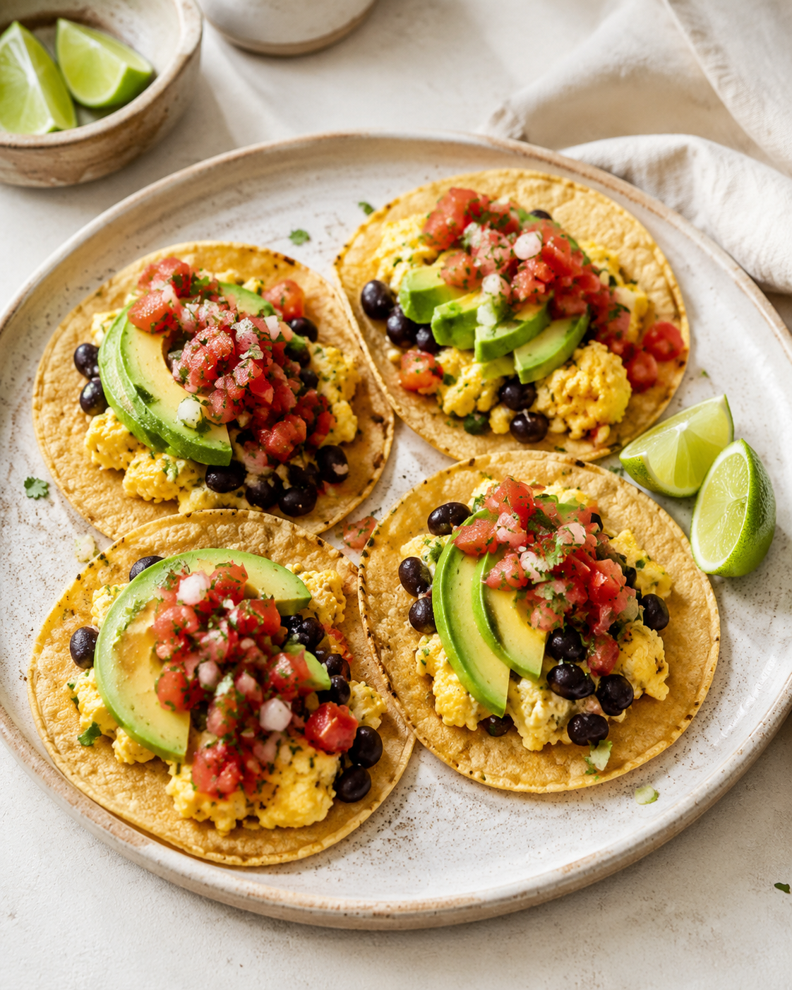 Glutenfreie Frühstücks-Tacos mit Rührei